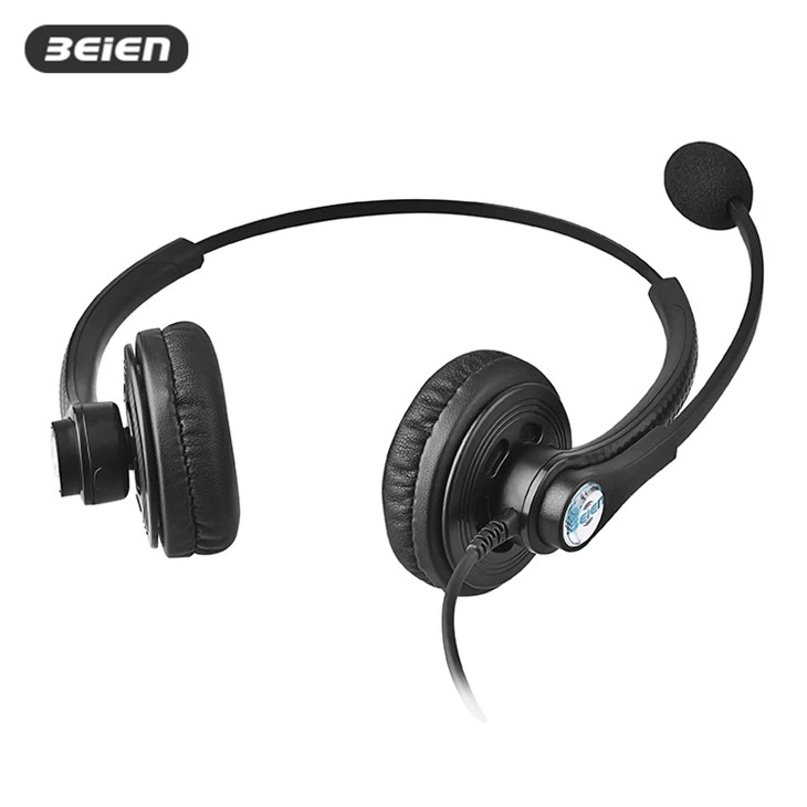 Best Binaural USB Wired Headphone For Call Center suppliers