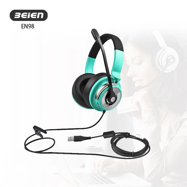 Kettős vezetékes játékfejhallgatók mikrofonnal